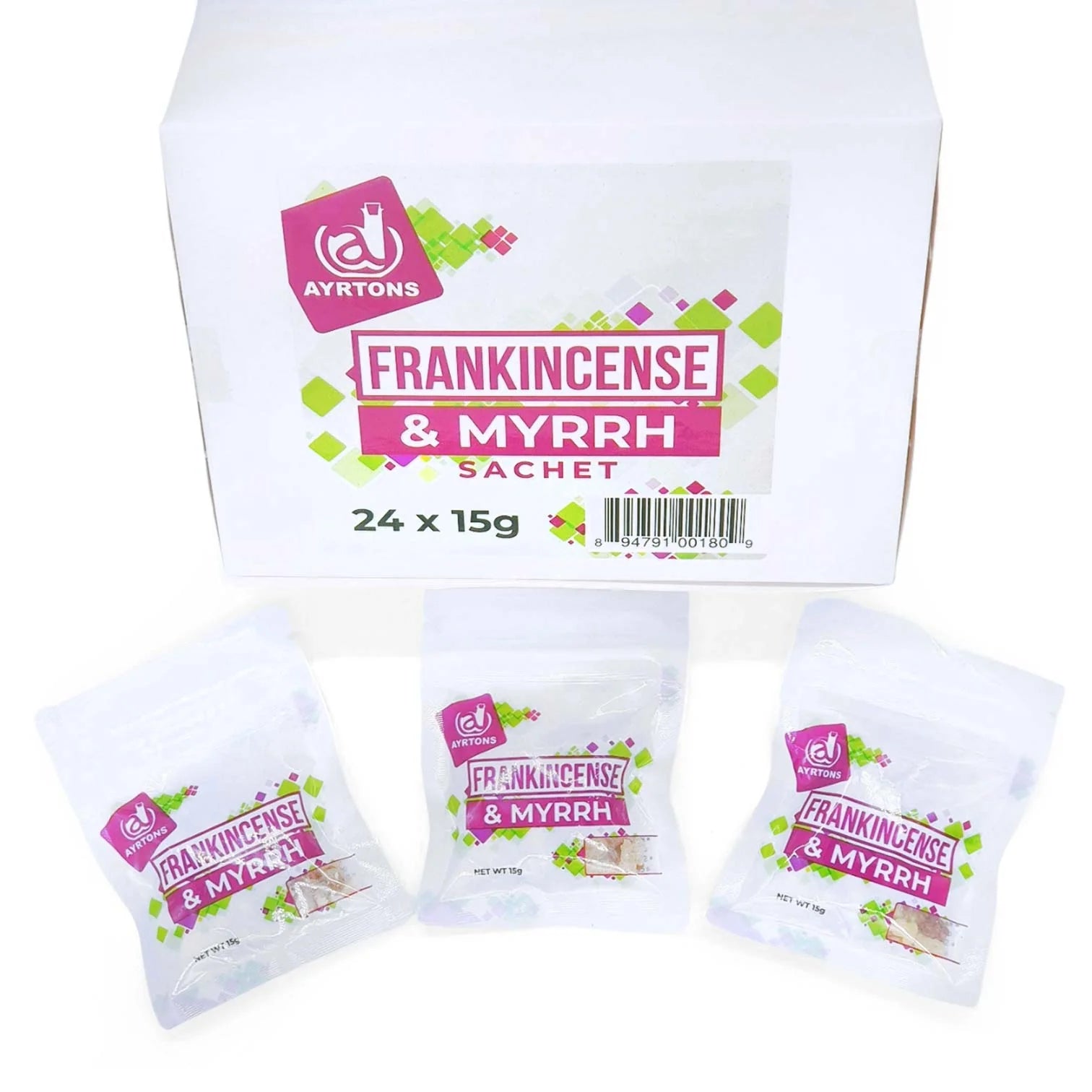AYRTONS Frankincense & Myrrh, 15g (24 Sachets)